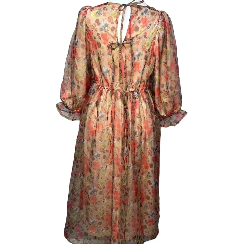 Shop Stevie Watercolors Floral Dress - Picture 6 of 9